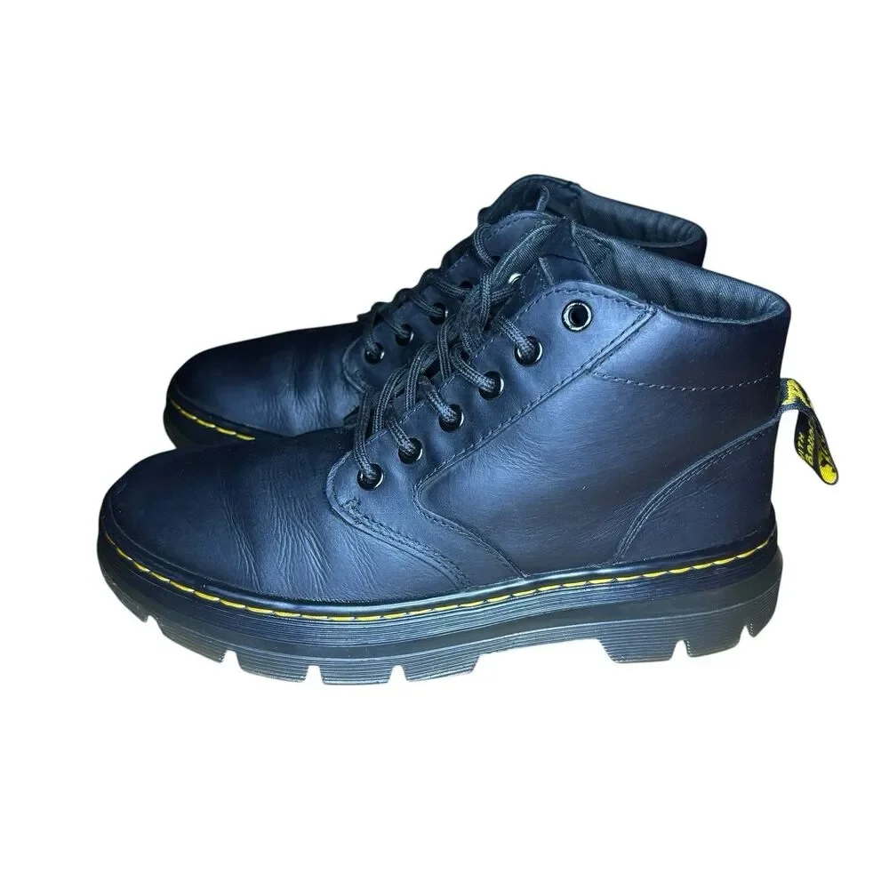 Dr Martens Bonny Unisex Black Leather Casual Boots US 7